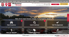 Desktop Screenshot of performancenissan.com