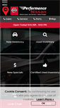 Mobile Screenshot of performancenissan.com